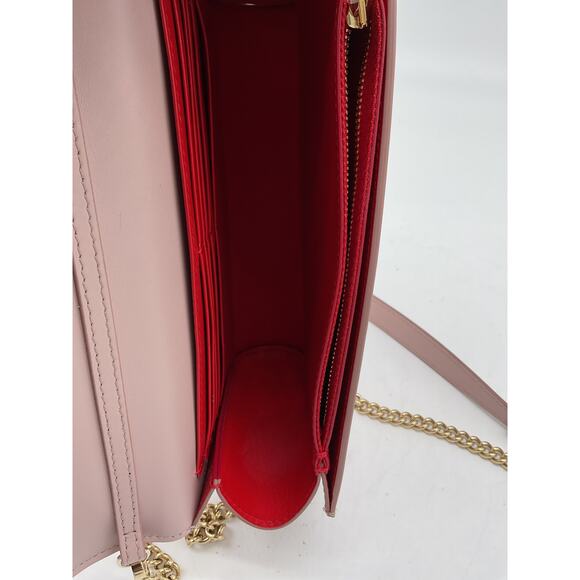 Metallic Pink Christian Louboutin Spiked 'Paloma' Clutch - Picture 8 of 8